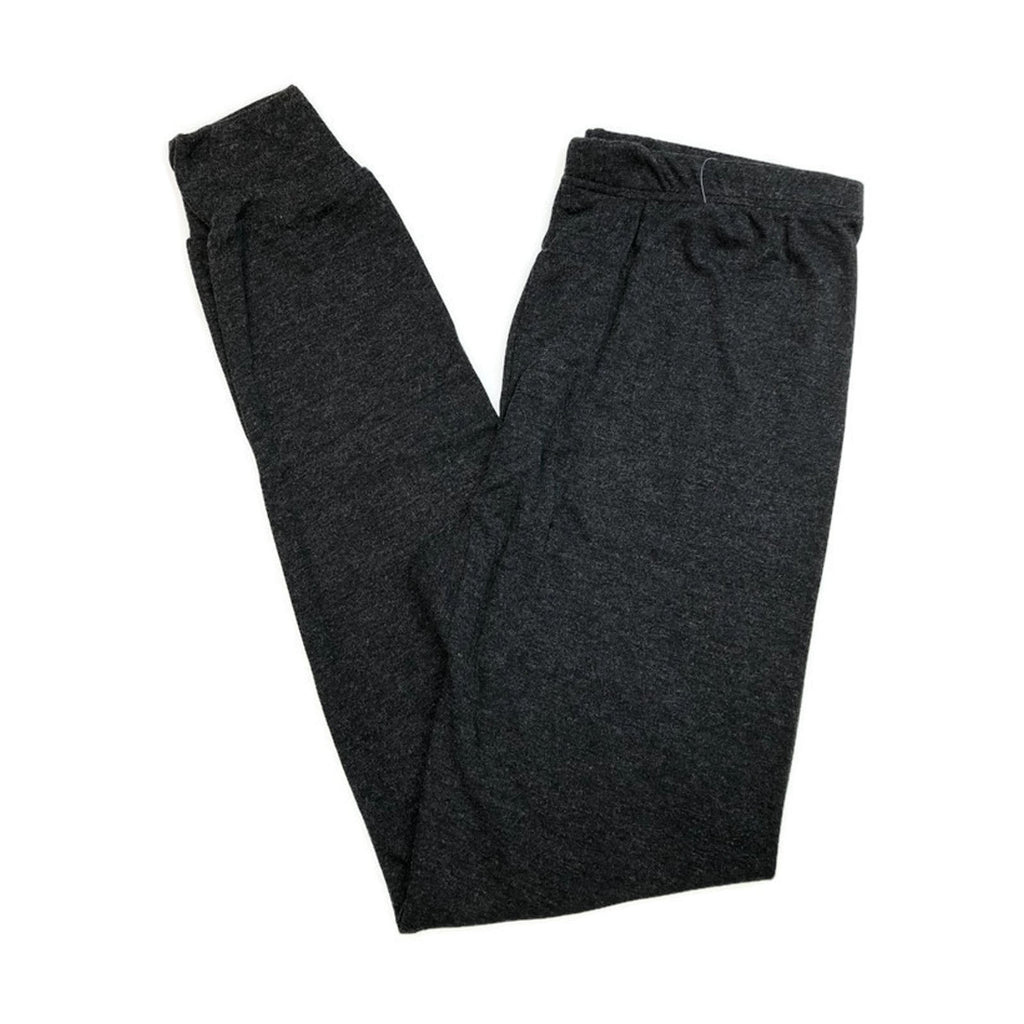 Mens Merino Wool Blend Long John Thermal Pants Underwear Thermals Warm Winter - Black - 3XL