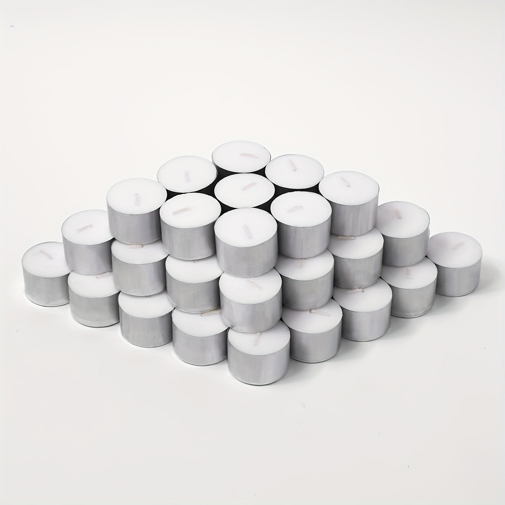 400pcs TEA LIGHT CANDLES 9 Hour Burn Tealight Wedding Smokeless Crystal Wax BULK