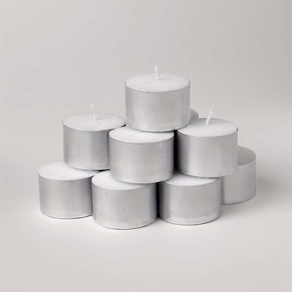 400pcs TEA LIGHT CANDLES 9 Hour Burn Tealight Wedding Smokeless Crystal Wax BULK