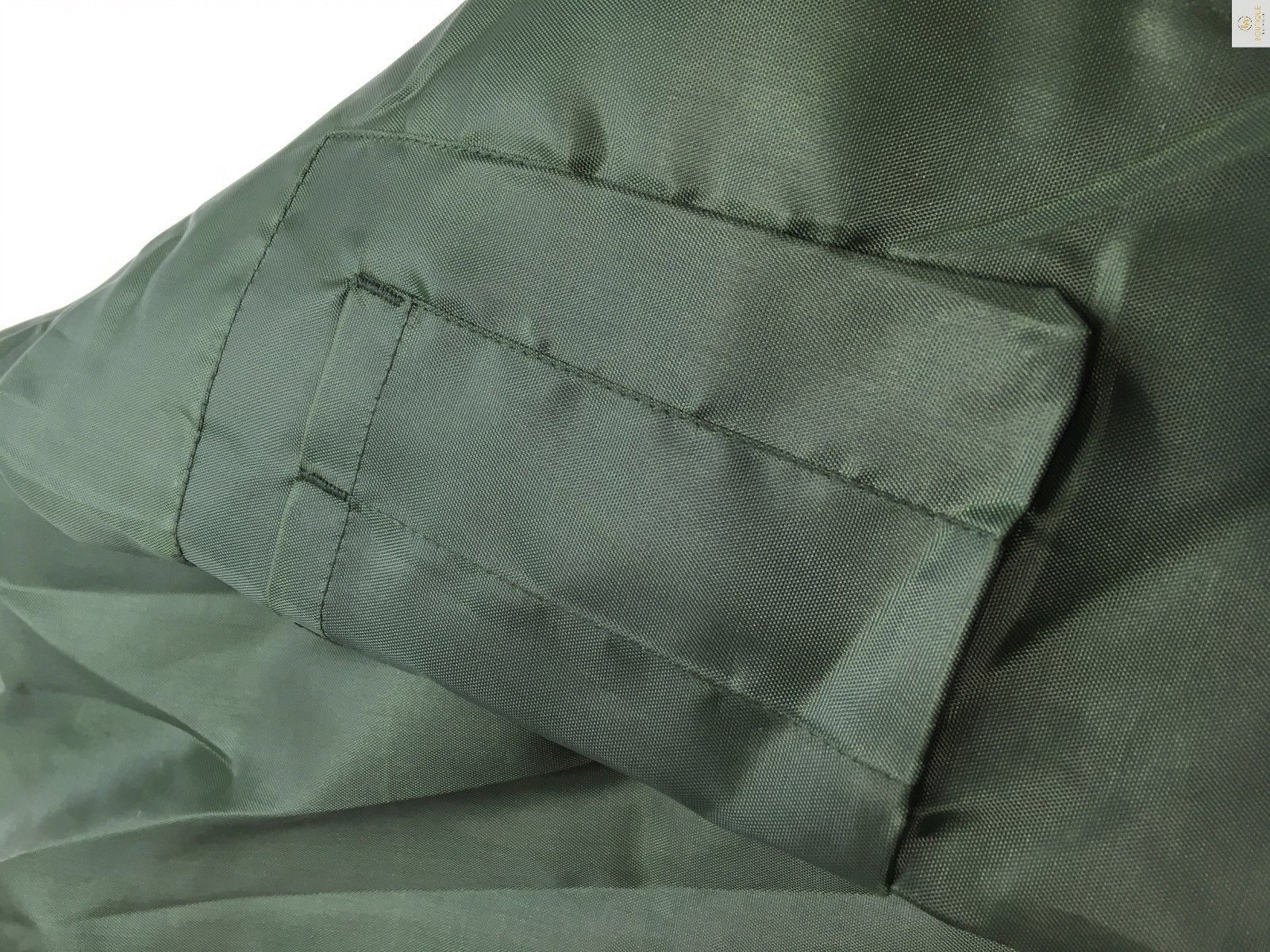 Plus Size Quilted Jacket Zip Up Classic Padded Flight Flying Winter Big & Tall - Bottle Green - 7XL