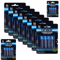12x 4-Pack LR6 AA Platinum Alkaline Batteries Long Lasting Power Home Office Bulk