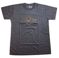 Adult Australian Kangaroo T Shirt Australia Day 100% Cotton Souvenir Tee Top - Grey - L