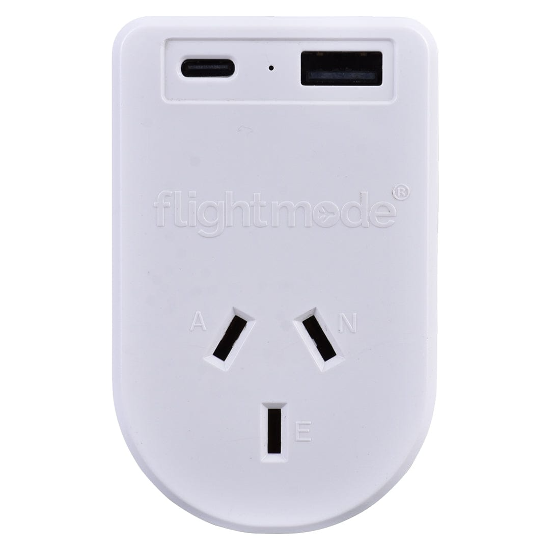 Outbound Australia/NZ to USA/Canada & More Travel Adapter - Earthed w/ USB C & A