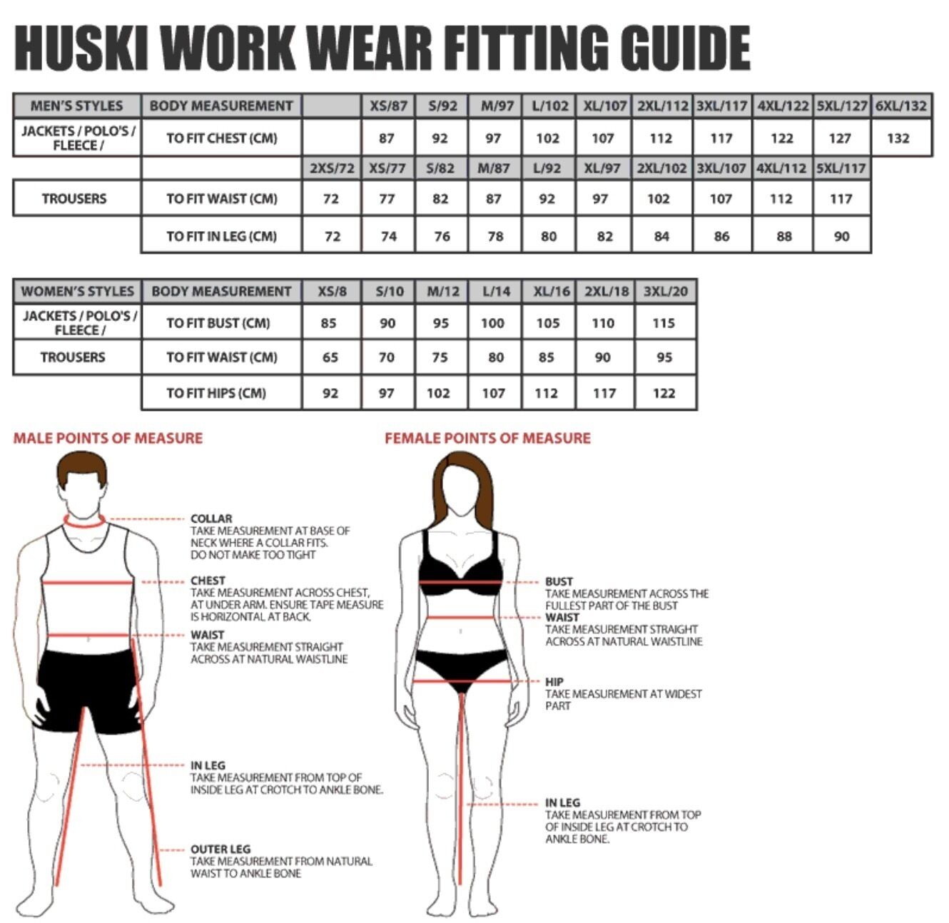 HUSKI Mens Cargo Shorts Work Casual Workwear - Bone - 3XL (107cm Waist)