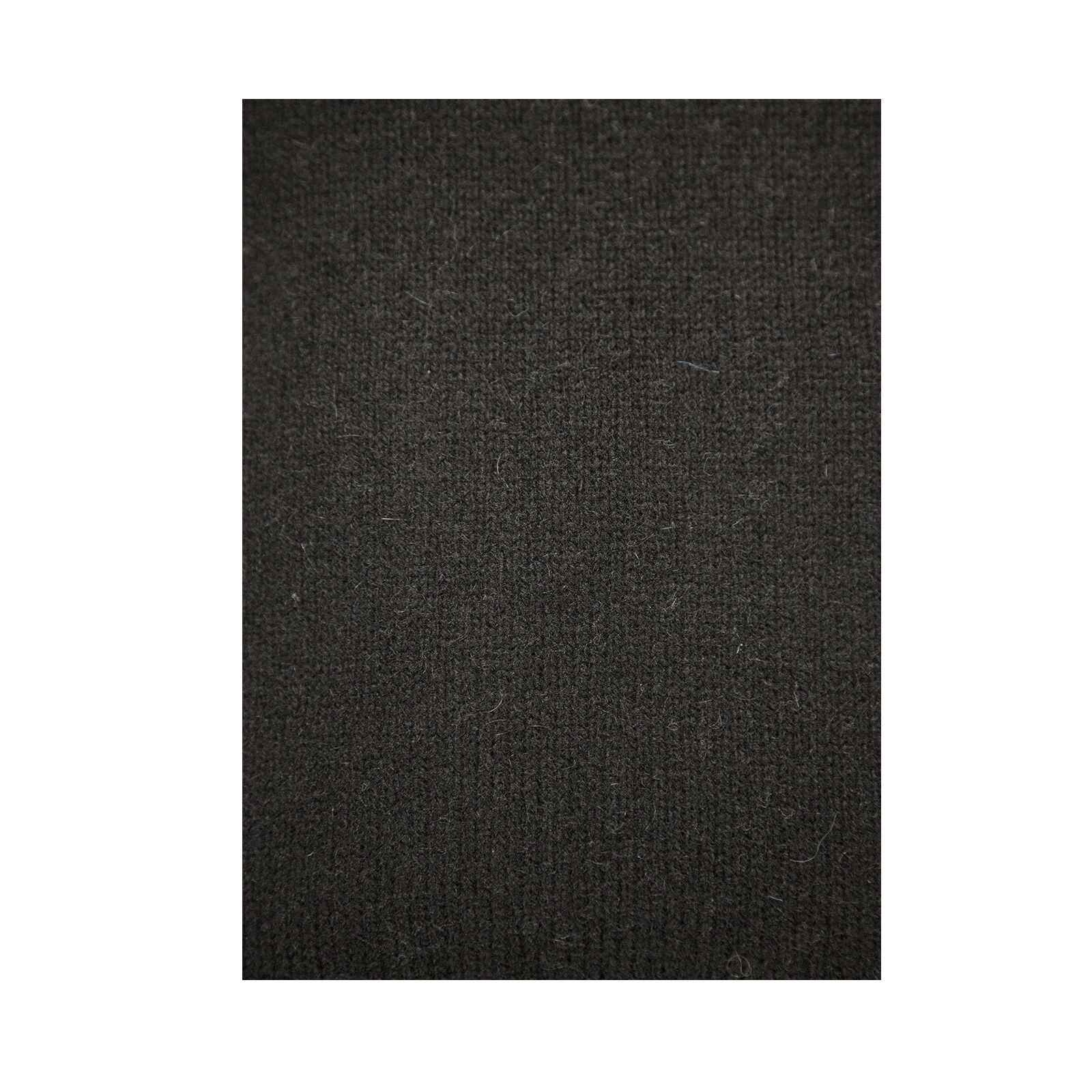 100% SHETLAND RAGG WOOL CREW Round Neck Knit JUMPER Pullover Mens Sweater Knitted - Plain Black - L