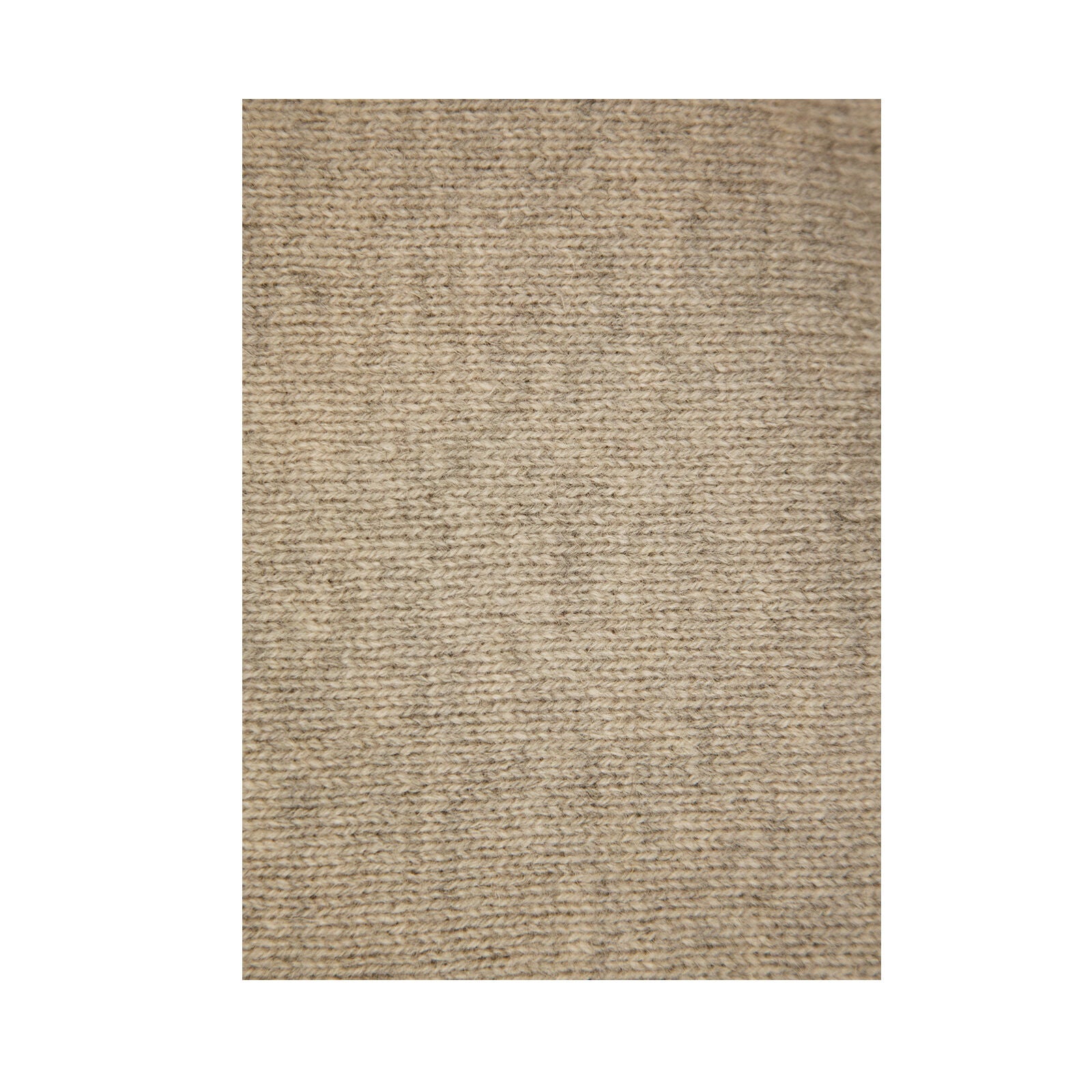 100% SHETLAND RAGG WOOL CREW Round Neck Knit JUMPER Pullover Mens Sweater Knitted - Beige - M
