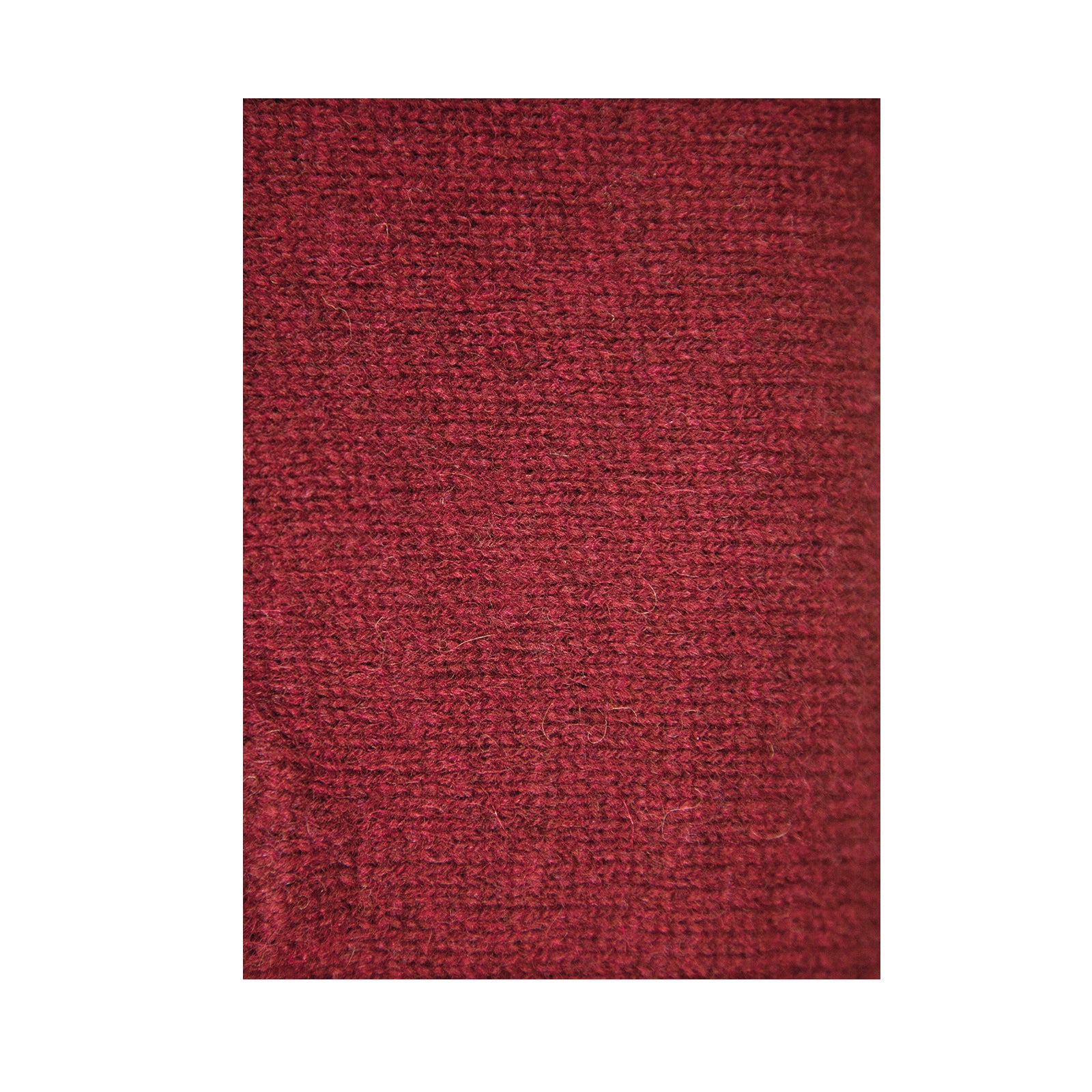 100% SHETLAND RAGG WOOL Half Zip Up Knit JUMPER Pullover Mens Sweater Knitted - Burgundy - XXL