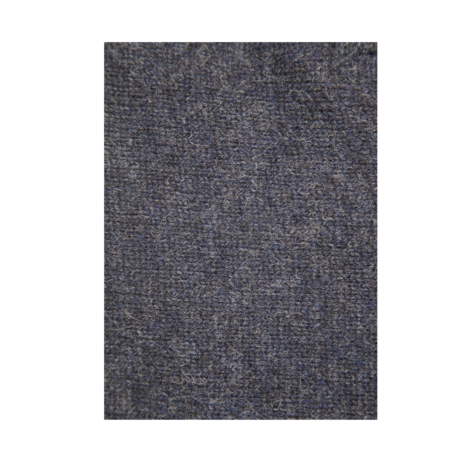 100% SHETLAND RAGG WOOL Half Zip Up Knit JUMPER Pullover Mens Sweater Knitted - Denim Blue (45) - 3XL - S