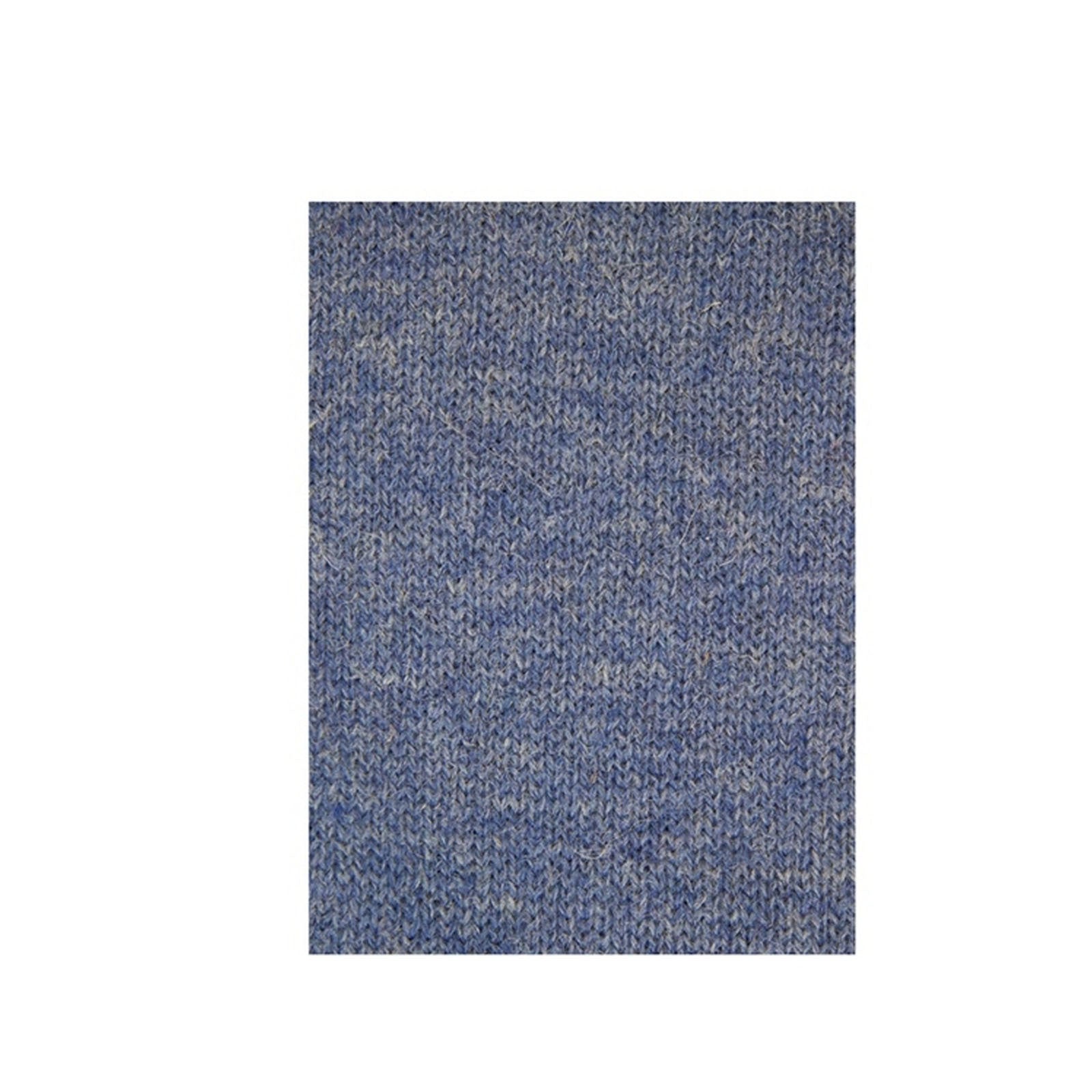 100% Shetland Ragg Wool V Neck Knit Jumper Pullover Mens Sweater Knitted - Sky - XXL