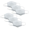 6x Tigerplast Fabric Face Mask Washable Reusable Mask Protect Cover - White