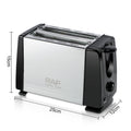 2-Slice Toaster – Perfectly Toasted Bread, sandwich maker, best toasties