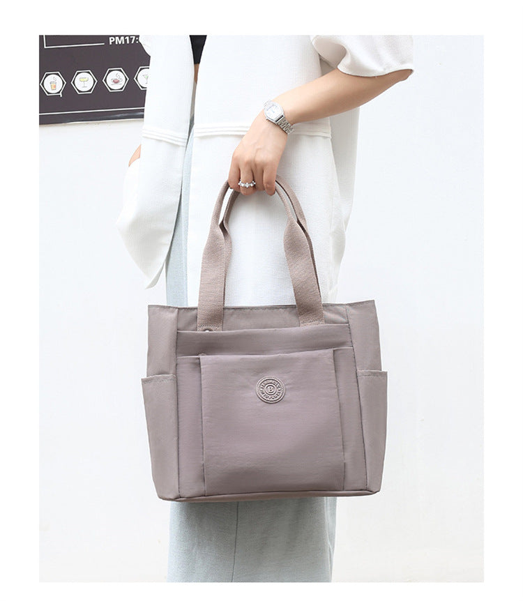 Modern Aqua blue Shoulder Bag with Multiple Pockets - Perfect for Work