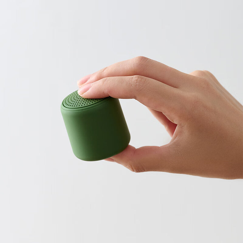 Green Mini Portable Bluetooth Speaker - Compact Wireless Speaker with Rich Bass & Dual Sound Modes