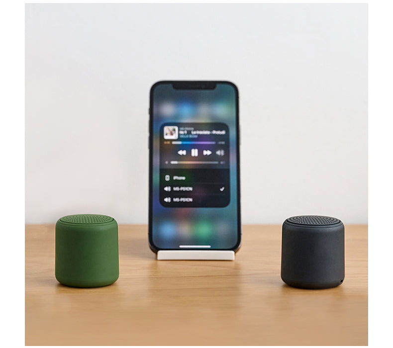 Pink Mini Portable Bluetooth Speaker - Compact Wireless Speaker with Rich Bass & Dual Sound Modes