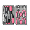 11-Piece Precision Craft & Jewelry Making Tool Kit with Portable Case - Pliers, Screwdrivers & Tweezers for DIY Projects(green)
