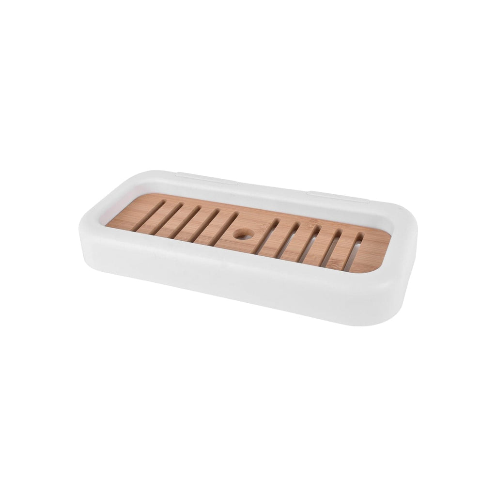 Bamboo Rack Shower Wall Caddy