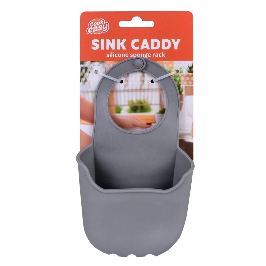 2 pcs Sink Caddy Silicone Sponge Rack – Adjustable Silicone Kitchen Sink Organizer