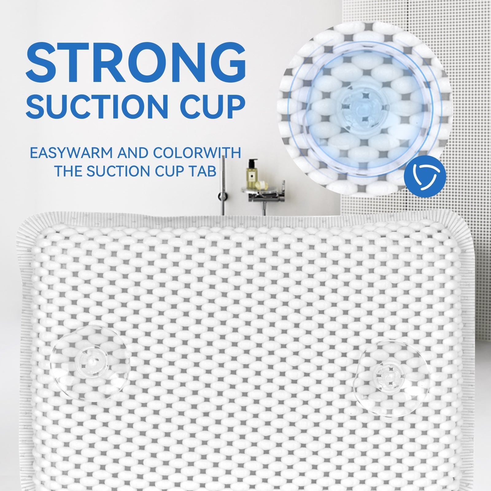 Suction Cup Bath Pilllow