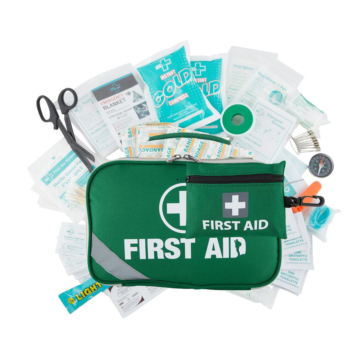 516 Pcs Premium 2‑in‑1 Emergency First Aid Kit – ARTG Registered Australia, Compact Design