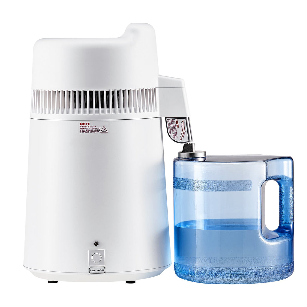 VEVOR 6L Water Distiller Home Countertop Purifier Machine 900W Plastic Container