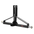 VEVOR 3 Point Trailer Hitch with 2 in Receiver, 3pt Quick Hitch Attachment for Category 1 Tractor, 3000lbs Capacity, Tow Drawbar Adapter, Compatible with Kubota, Mahindra, Ford, Yanmar, John Deere