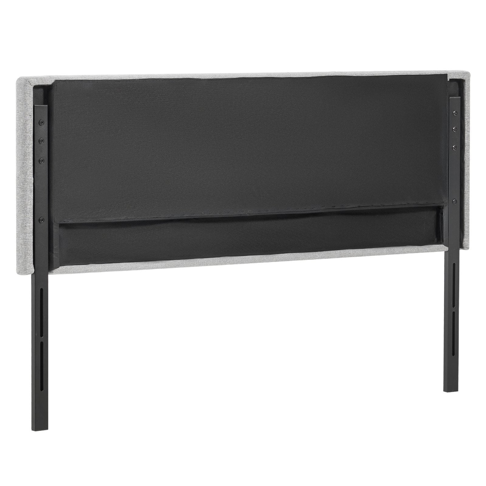 VEVOR Headboard, Full Size Headboard with Adjustable Height, Comfortable Diamond Tufted for Full Size Bed, W 56.3 x H（35.6-47.4）inches, Ideal for Bedroom, Hotel, Homestay, Dormitory, Light Grey