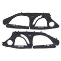 VEVOR Cab Enclosure Upper Doors, Compatible with Polaris RZR PRO 2020-2024/Polaris RZR Turbo2022-2024, Soft Upper Doors, Upgraded Zipper UTV Soft Side Window Kit, Fit with Side Mirrors and Windshields
