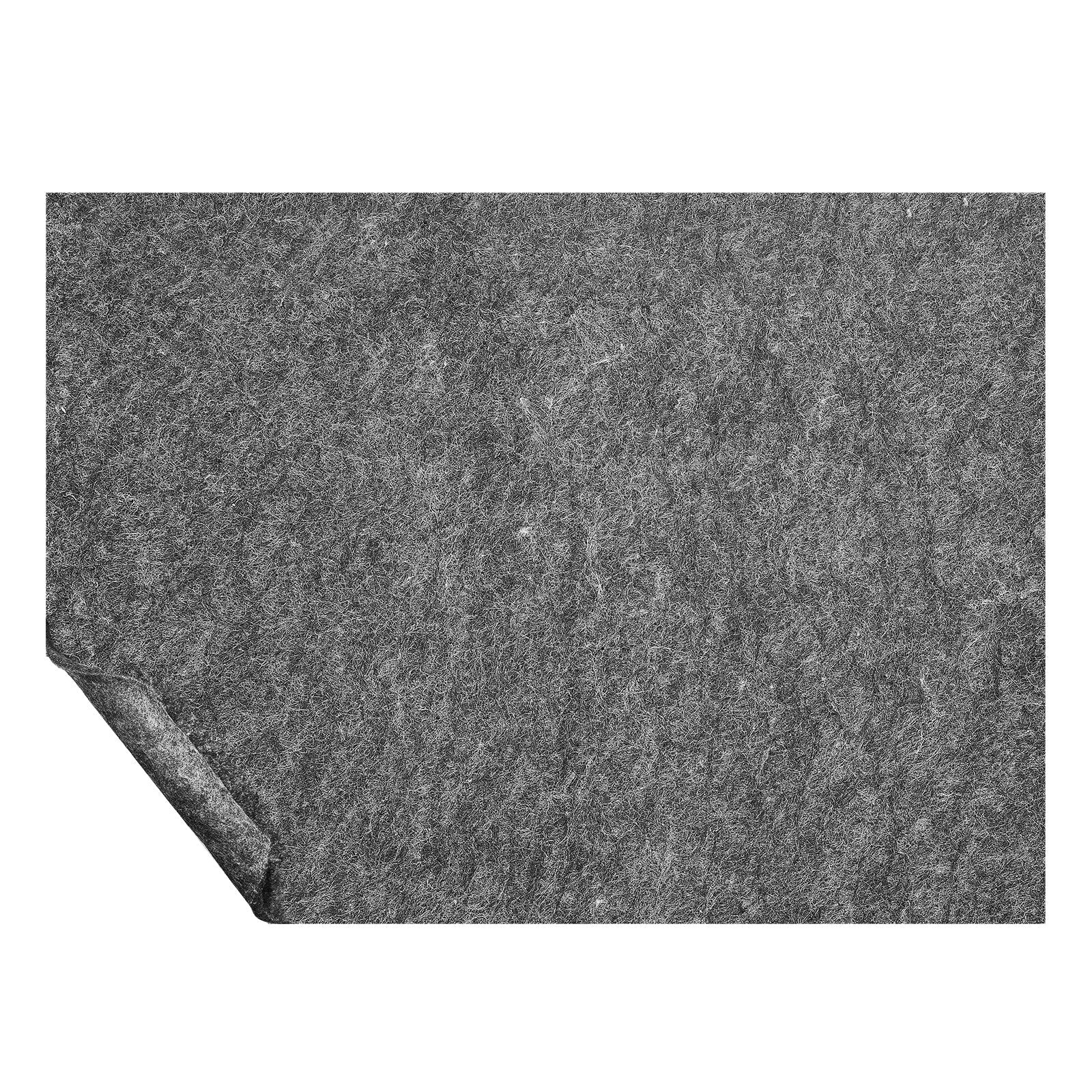 VEVOR Rug Pad Without Slip Resistance, Protective Cushioning Carpet Pad, 8' x 10', 1/2"Thick, 100% Pure Polyester Felt, 7-8㎡ Premium Comfort Underfoot Carpet Padding Rug Cushion for All Floors, Gray
