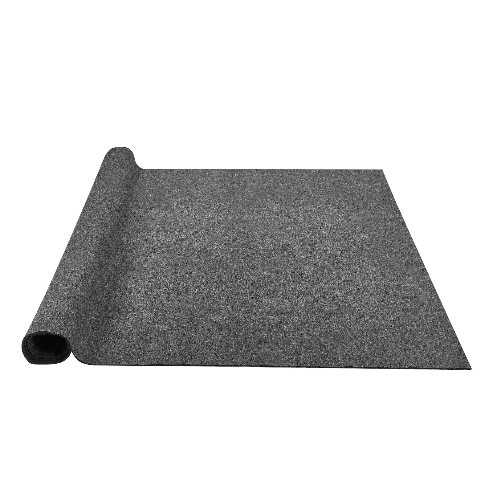VEVOR Rug Pad Without Slip Resistance, Protective Cushioning Carpet Pad, 8' x 10', 1/2"Thick, 100% Pure Polyester Felt, 7-8㎡ Premium Comfort Underfoot Carpet Padding Rug Cushion for All Floors, Gray