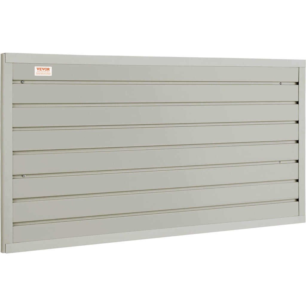 VEVOR Slatwall Panels, 121.9 x 30.48 cm Gray Garage Wall Panels (Set of 2 Panels), Heavy Duty Garage Wall Organizer Panels Display Perfect for Retail Store, Garage Wall, and Craft Storage Organization
