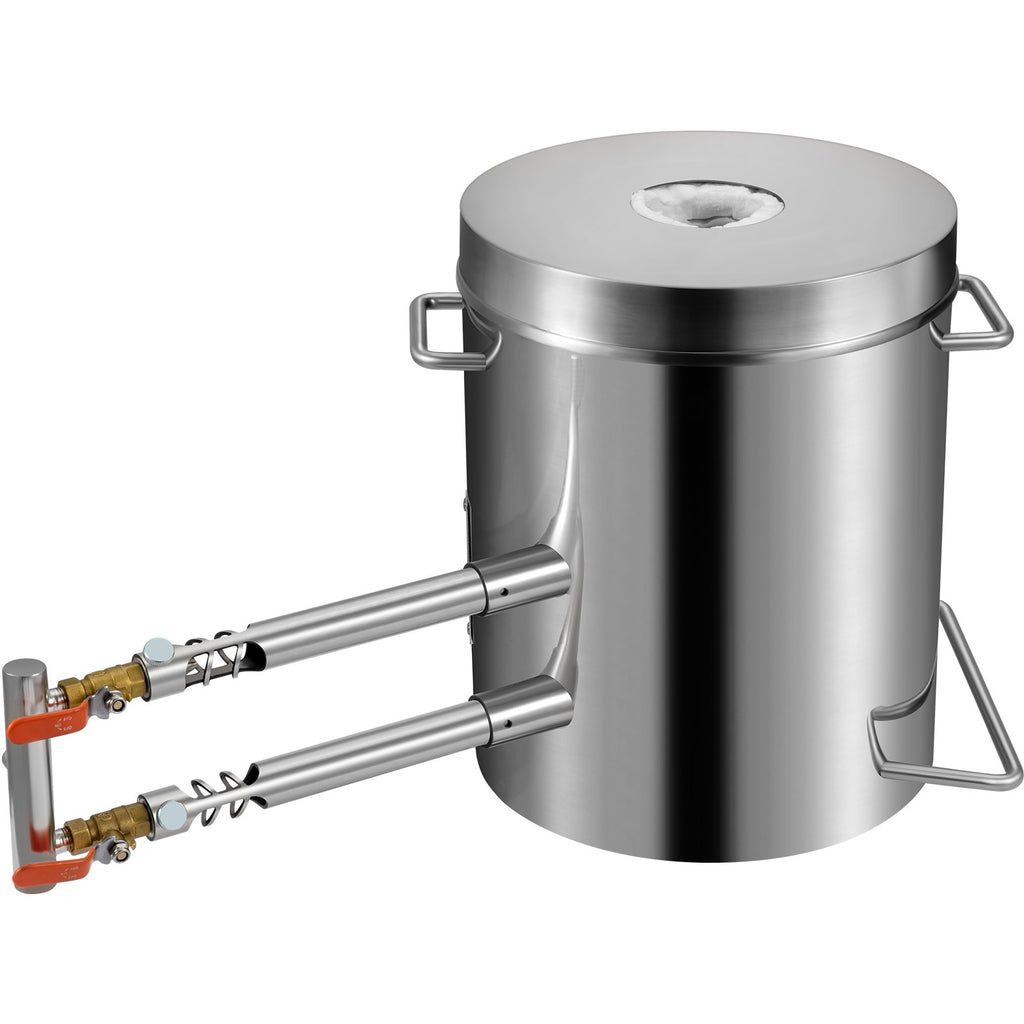 VEVOR 12KG Propane Smelting Furnace Kit Melting Furnace Double Burners 2700℉