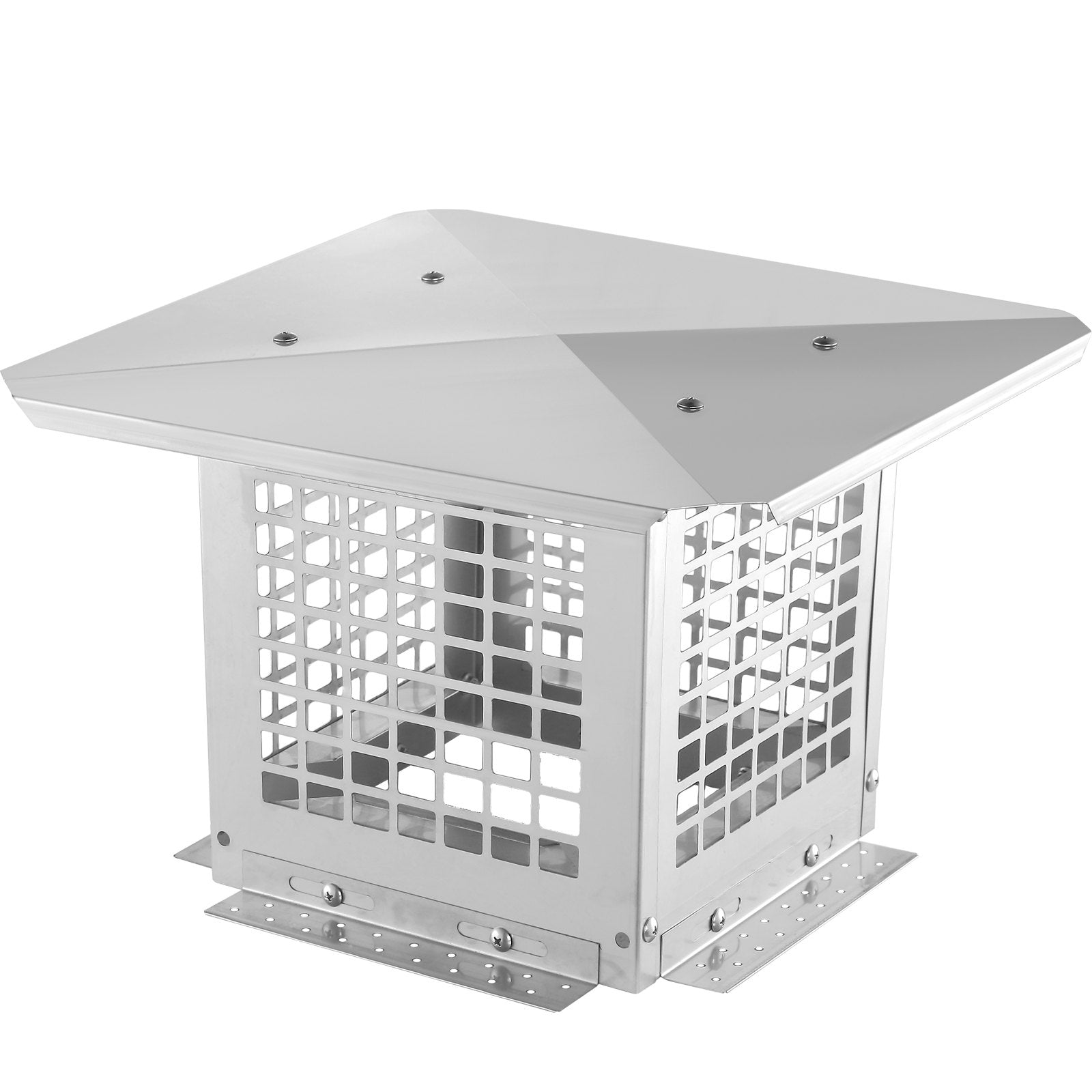 VEVOR Chimney Cap 9” x 9” 304Stainless Steel Fireplace Flue Caps Cover Mesh