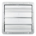 VEVOR Shutter Exhaust Fan, 406 mm High-speed 1400RPM 1506 CFM, Aluminum Wall Mount Attic Fan with AC-motor, Ventilation and Cooling for Greenhouses, Garages, Sheds, Shops
