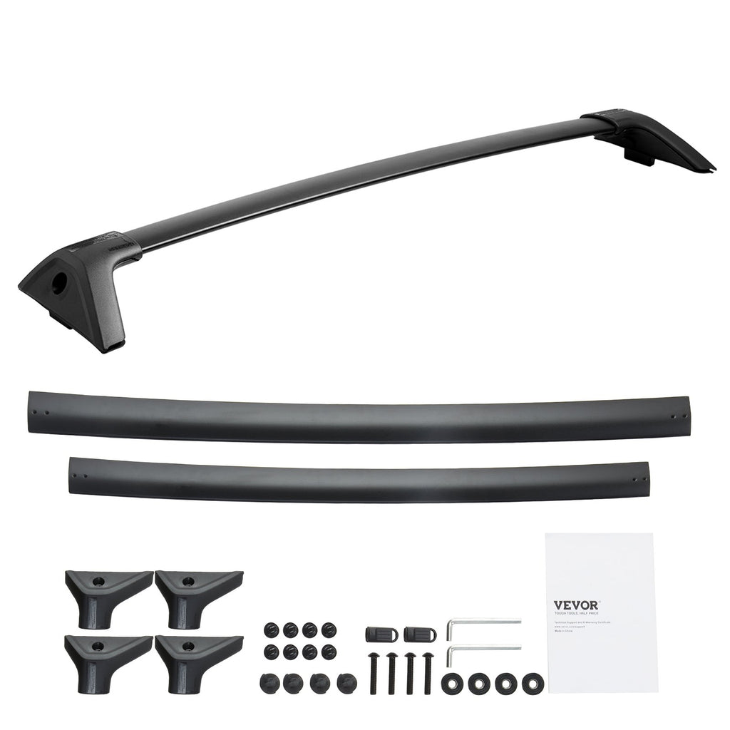 VEVOR Roof Rack Cross Bars, Compatible with Toyota RAV4 2020-2023, 160lbs Load Capacity, Aluminum Anti-Rust Crossbars with Locks, Rooftop Cargo Bag Luggage Carrier (Not Fit for Adventure/TRD Off-Road)