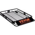 VEVOR Roof Rack Cargo Basket 200 LBS Capacity 46"x36"x4.5" for SUV Truck Cars