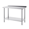 VEVOR 24 x 48 x 36 Inch Stainless Steel Work Table, Commercial Food Prep Worktable Heavy Duty Prep Worktable, Metal Work Table with Adjustable Height for Restaurant, Home and Hotel
