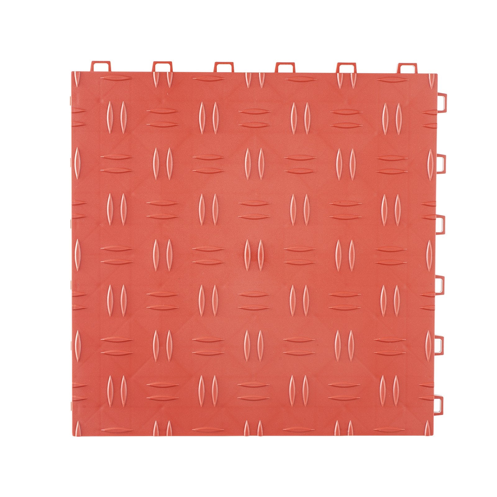 VEVOR Garage Tiles Interlocking 12x12 in 50 Pack Garage Flooring Tiles Red