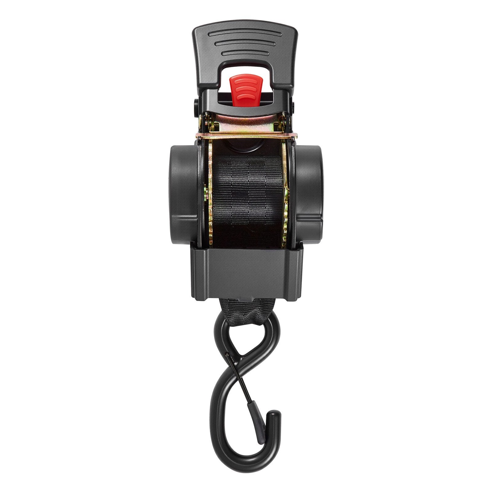 VEVOR Wheel Chock Tie-Down Kit, Fixed Trailer Tie Down Strap, Car Tie Down Kit with S-Hook, Break Strength 748 kg & Working Load 250 kg Motorcycle Tie-Down System for Trailers, Boats, Snowmobiles