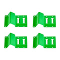 VEVOR Wheel Chock Tie-Down Kit, Chock-Style Trailer Tie Down Strap, Car Tie Down Kit with Buckle, Break Strength 1986.73 kg & Working Load 662 kg Motorcycle Tie-Down System E-Hooks for ATVs, UTVs