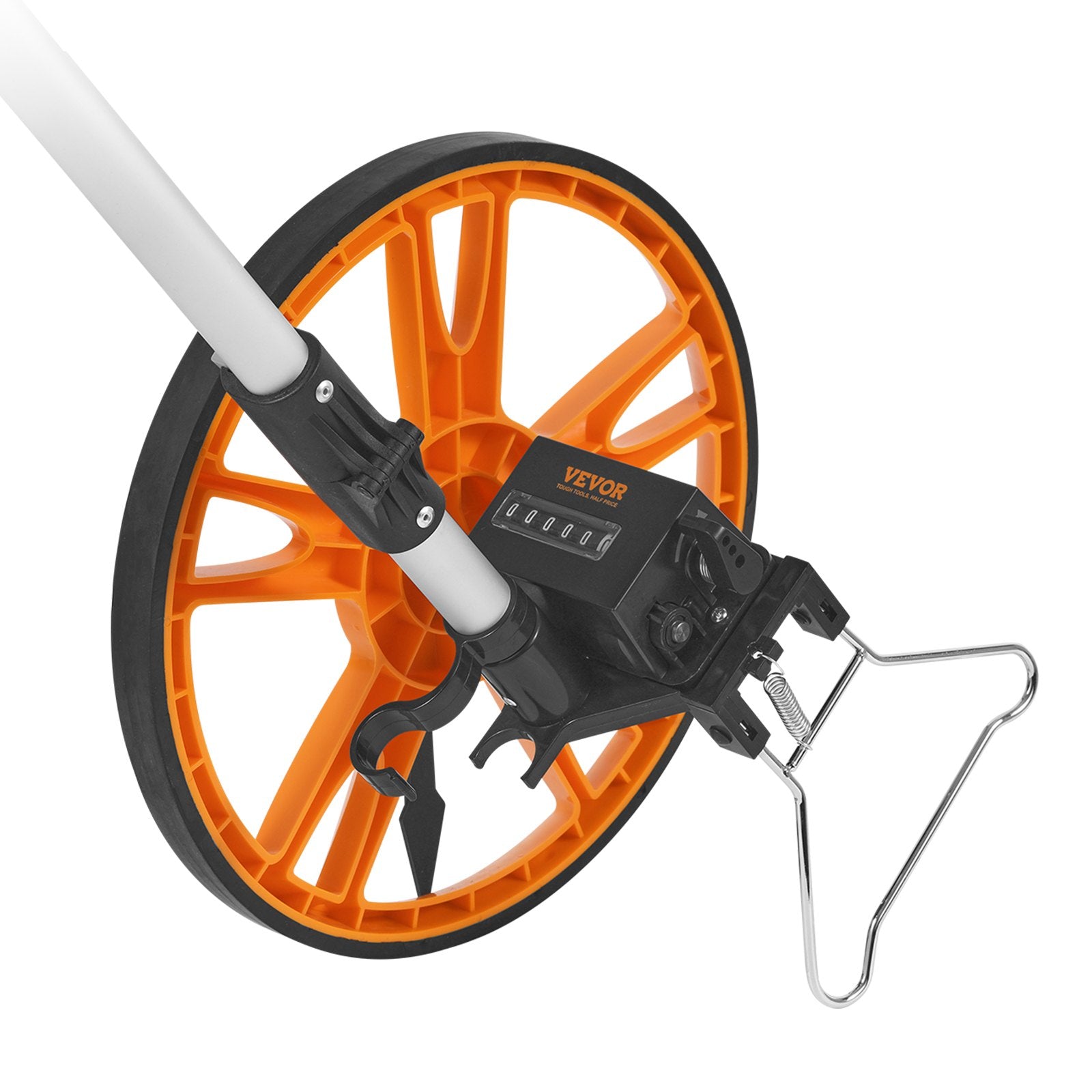 VEVOR Measuring Wheel 12.5” Road Runner Distance Telescoping Handle w/ Back Bag