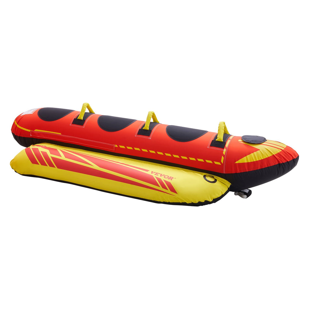 VEVOR Towable Tubes for Boating 1-3 Riders Inflatable Boat Tubes Towables 510lbs