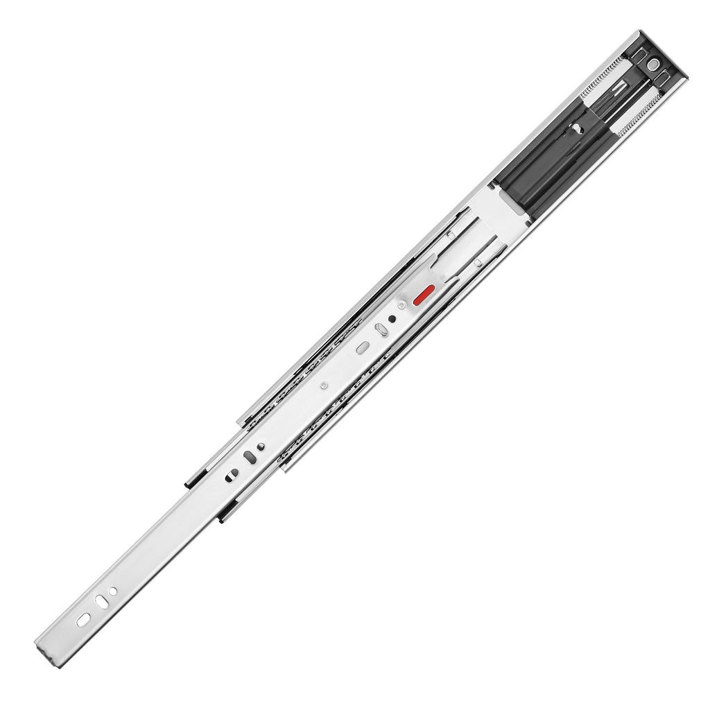 VEVOR 10 Pairs of 406.4mm Drawer Slides Side Mount Rails, Heavy Duty Full Extension Steel Track, Soft-Close Noiseless Guide Glides Cabinet Kitchen Runners with Ball Bearing, 100 Lbs Load Capacity