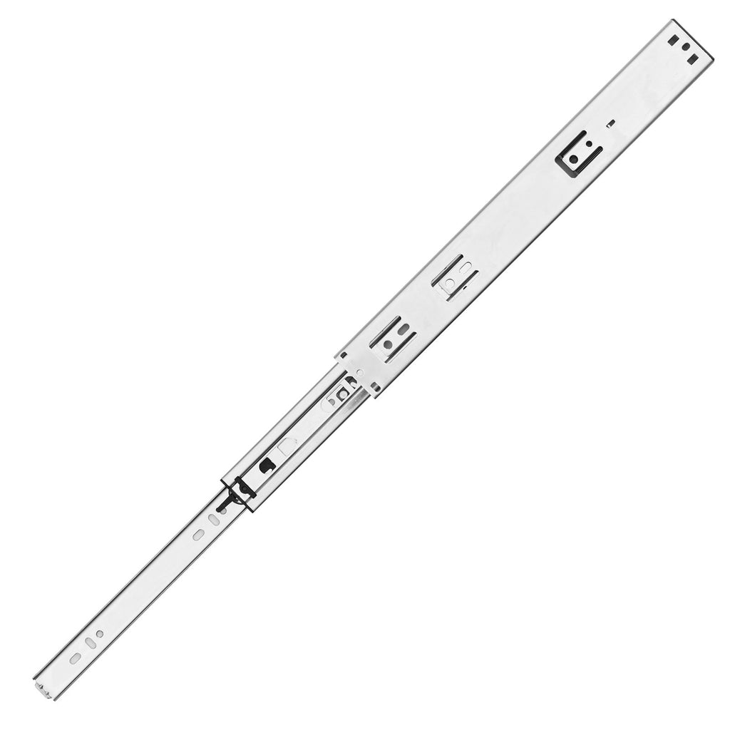 VEVOR 10 Pairs of 406.4mm Drawer Slides Side Mount Rails, Heavy Duty Full Extension Steel Track, Soft-Close Noiseless Guide Glides Cabinet Kitchen Runners with Ball Bearing, 100 Lbs Load Capacity