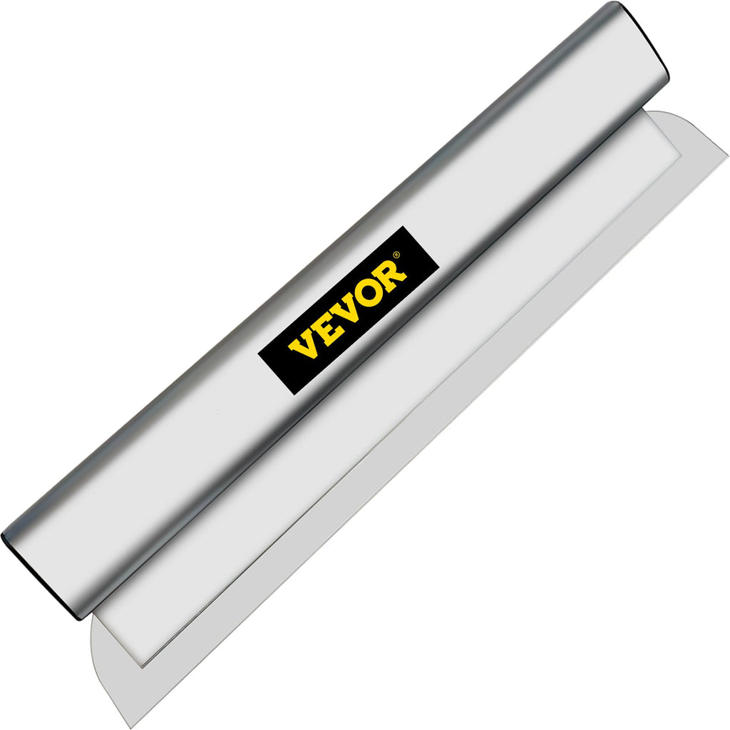 VEVOR Skimming Blade Set,10"+16"+24" Blades + 35"-78" Extension Handle，European Stainless Steel Construction Knife, Aluminum Blade Profile Smoothing Knockdown Spatula for Gyprock/Drywall/Wall-Boa