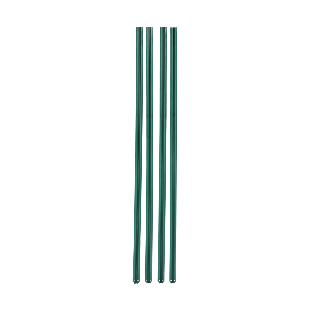 VEVOR Bottom Locking Privacy Slats, Single-Wall Vertical Bottom-Locking Slats for Chain-Link Fence, High-Density HDPE Chain Link Slats Ideally Fit 1.2 m High Fence for Garden Farm Sports Field(Green)