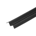 VEVOR Bottom Locking Privacy Slats, Single-Wall Vertical Bottom-Locking Slats for Chain-Link Fence, High-Density HDPE Chain Link Slats Ideally Fit 1.8 m High Fence for Garden Farm Sports Field(Black)