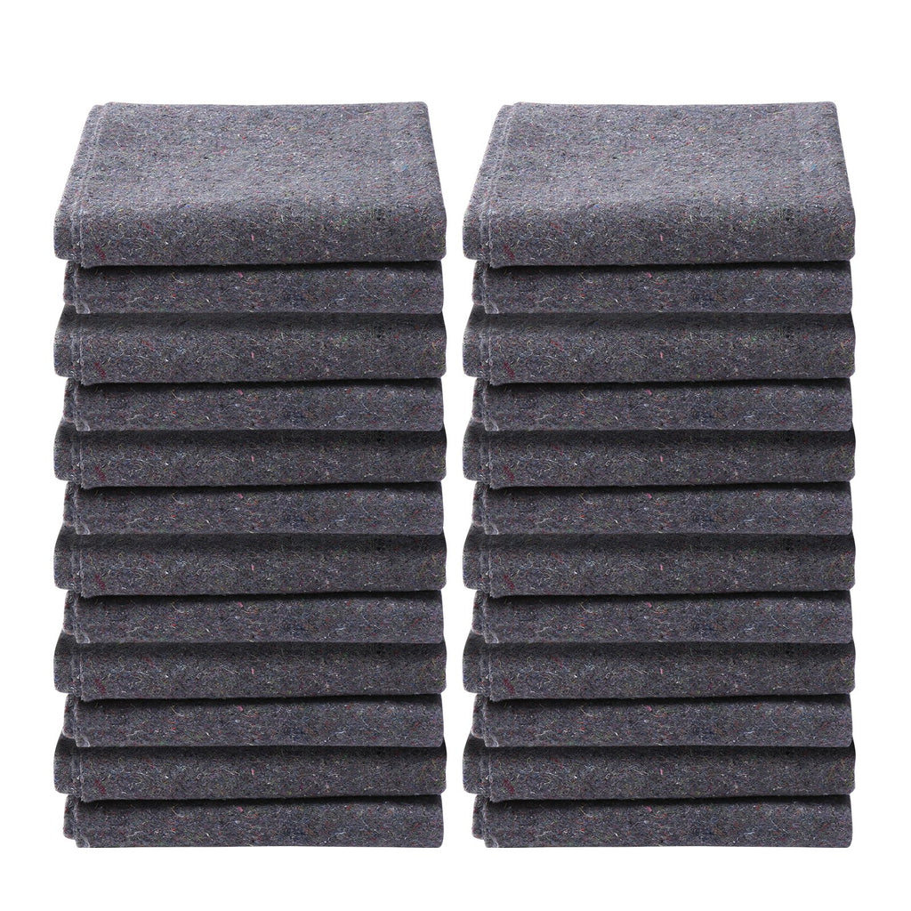 VEVOR Moving Blankets, 1829 x 1372 mm, 12 kg/dz Weight, 12 Pack, Professional Recycled Cotton Packing Blanket, Large Heavy Duty Shipping Mover Pads Perfect for Protecting Furniture, Floors, Appliances