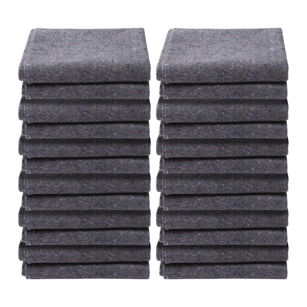 VEVOR Moving Blankets, 1829 x 1372 mm, 12 kg/dz Weight, 12 Pack, Professional Recycled Cotton Packing Blanket, Large Heavy Duty Shipping Mover Pads Perfect for Protecting Furniture, Floors, Appliances