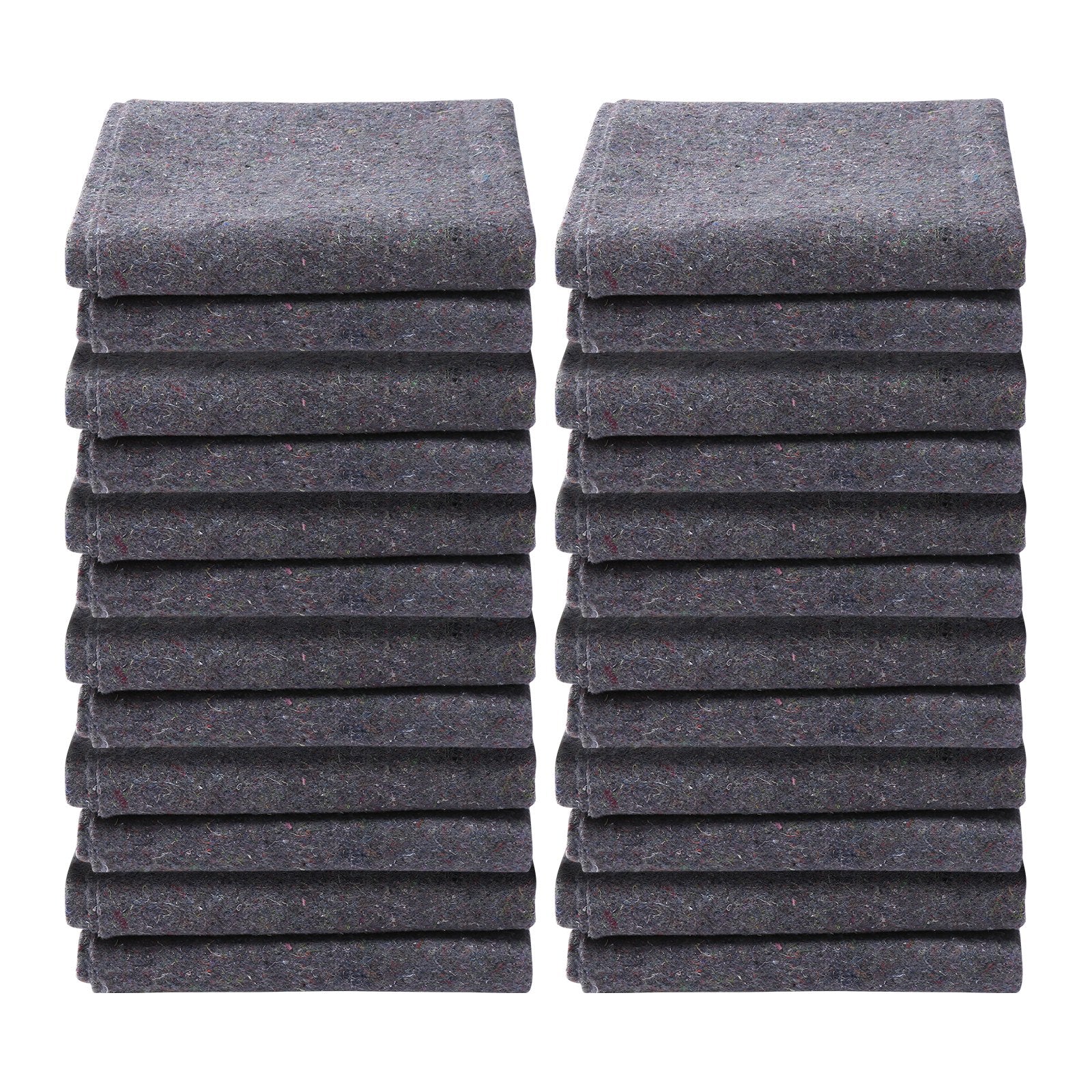VEVOR Moving Blankets, 1829 x 1372 mm, 12 kg/dz Weight, 12 Pack, Professional Recycled Cotton Packing Blanket, Large Heavy Duty Shipping Mover Pads Perfect for Protecting Furniture, Floors, Appliances