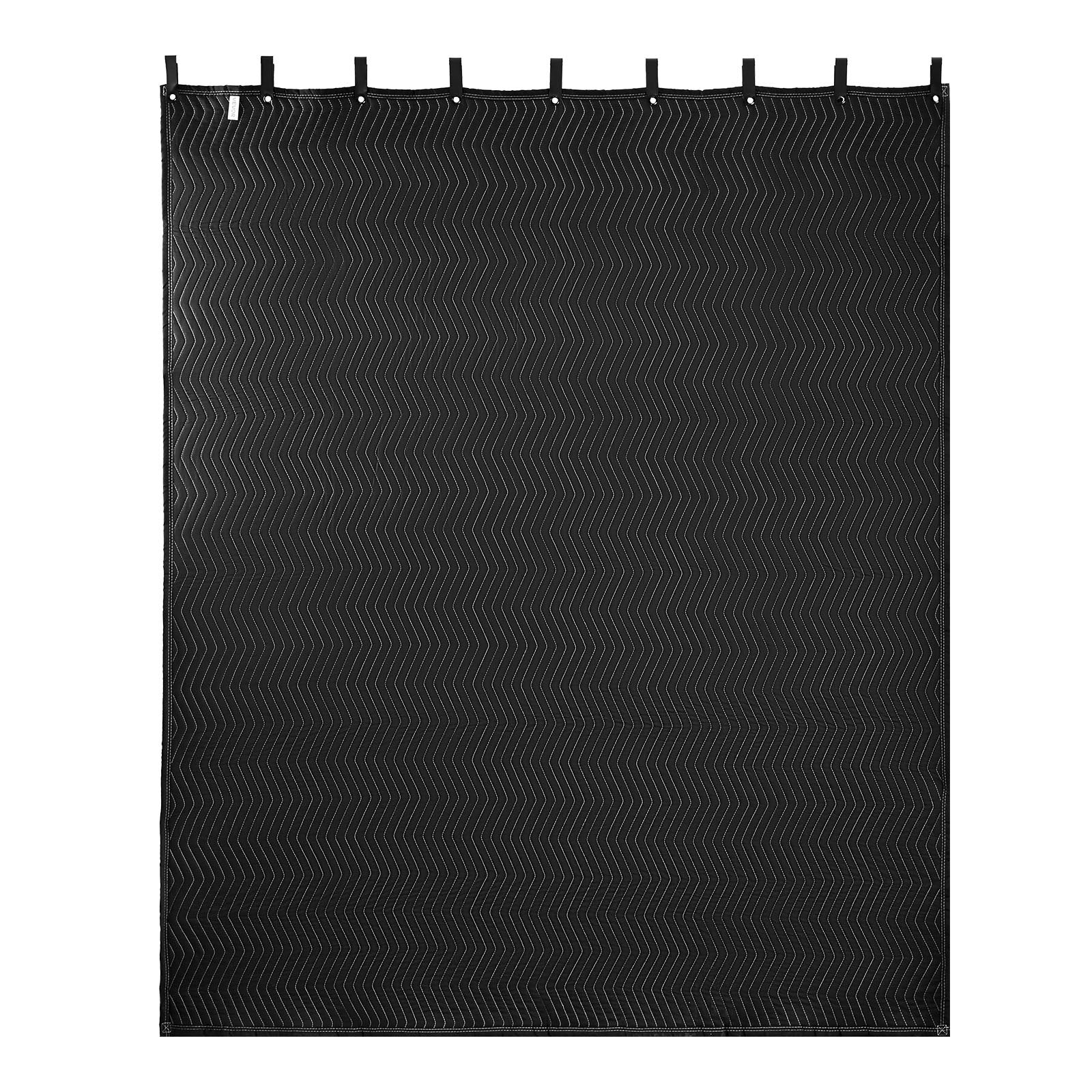 VEVOR 2 Pack Sound Dampening Blankets, 2438 x 2032 mm, Extra Large Soundproof Blanket with Grommets, Studio Grommeted Blanket with Cotton Filling, for Window, Door, Light Blocker, Music Recording